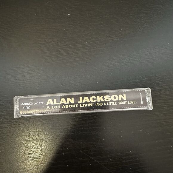 A Lot About Livin' (And a Little 'Bout Love) Alan Jackson (Cassette, 1992) Vtg - Picture 2 of 4
